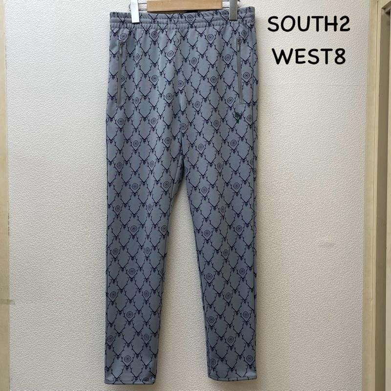 サウスツーウェストエイト MR814 Trainer Pant/Skull Target トラック パンツ グレー 総柄 GRY ネペンテス NEPENTHES S拍卖