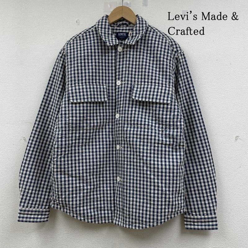 リーバイスメイドアンドクラフテッド ジャケット ブルゾン 薄手 コットン ギンガムチェック シャツ ボタン 17485-0003 S拍卖