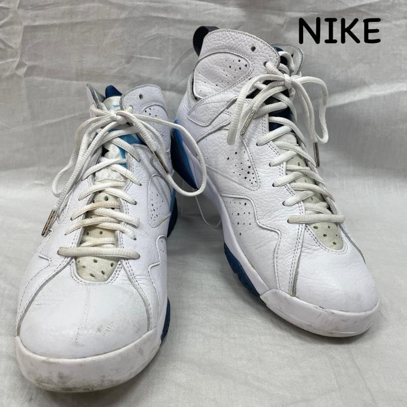 ナイキ 304775-107 AIR JORDAN 7 RETRO FRENCH BLUE エアジョーダン7 レトロ フレンチ ブルー 2015 27.0cm拍卖