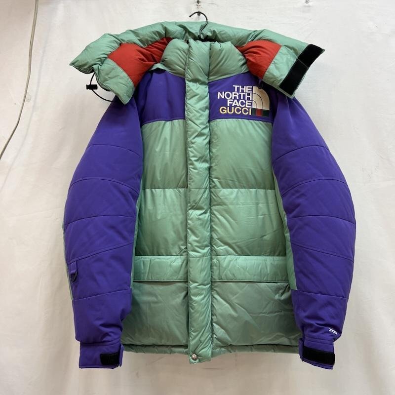 グッチ THE NORTH FACE ノースフェイス 663895 フーデッドダウン ジャケット S拍卖