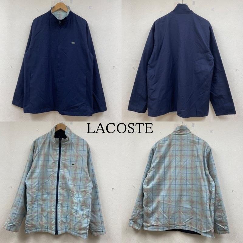 ラコステ 90s 90年代 ヴィンテージ フルジップアップ ハリントン リバーシブル ジャケット タータンチェック 54/5 -拍卖
