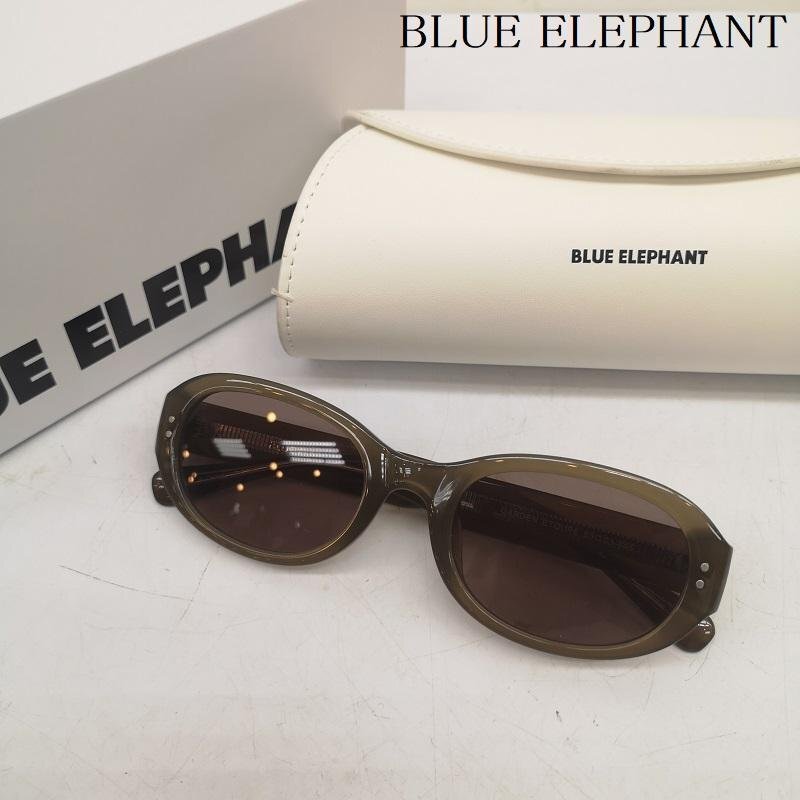 古着 BLUE ELEPHANT GARDEN etoupe オーバル サングラス 53□23 145 -拍卖
