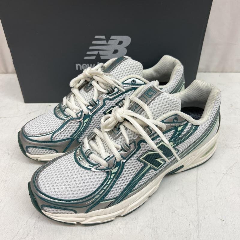 ニューバランス U740GR2 740 White/Green ホワイト グリーン スニーカー 26.5cm拍卖