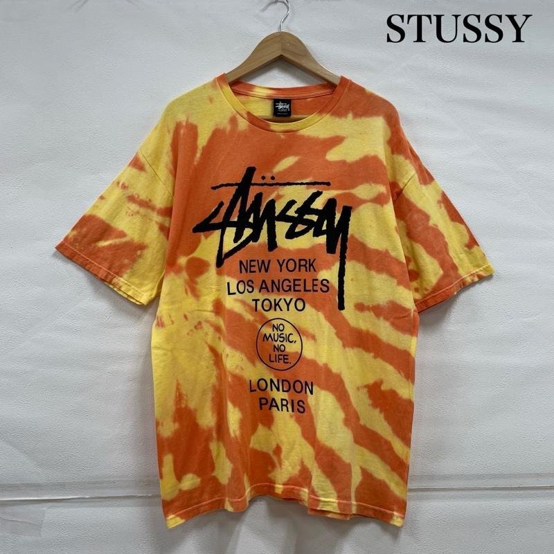 ステューシー TOWER RECORDS タワーレコード 2013年 NMNL TIE DYE WORLD TOUR TEE タイダイ ワールドツアー Tシャツ XL拍卖