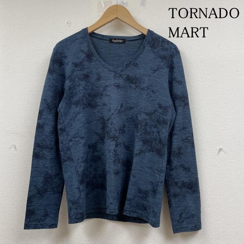 トルネードマート 長袖 カットソー ロンT シャツ Vネック パイソン 蛇柄 ヘビ プリント TCS-6111 M拍卖