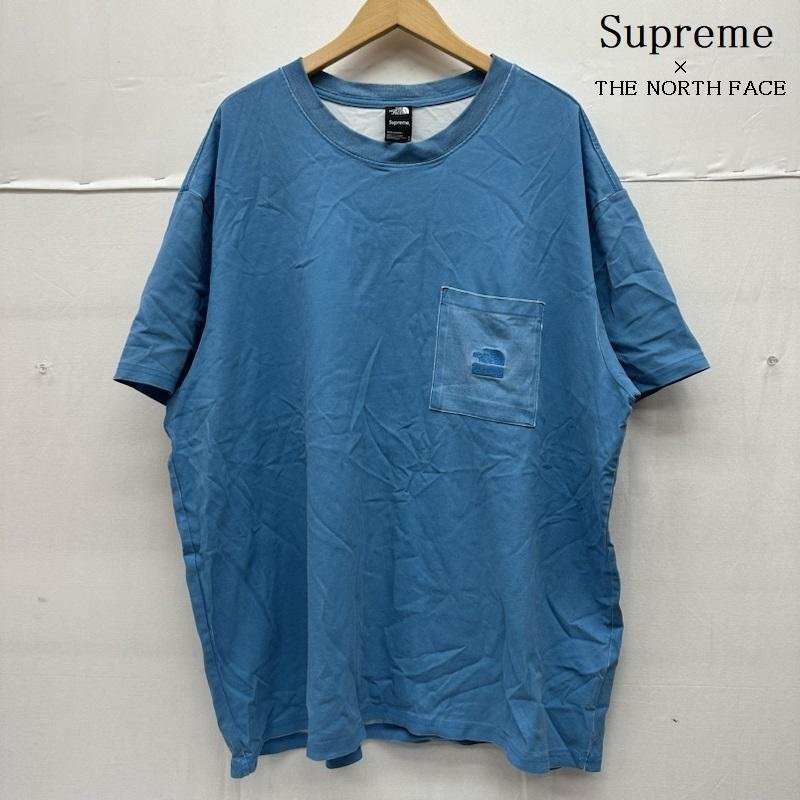 シュプリーム THE NORTH FACE PIGMENT PRINTED TEE クルーネック Tシャツ NT32101I XL拍卖