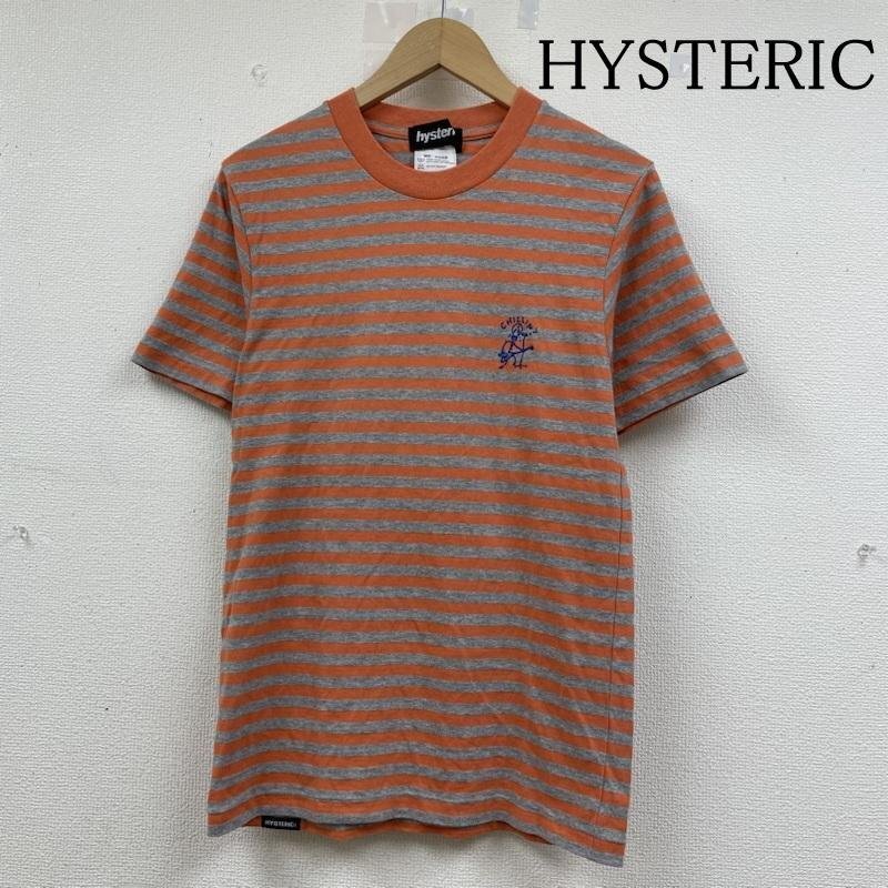 ヒステリック ヒステリックグラマー ボーダー 半袖 Tシャツ クルーネック カットソー 刺繍 スカル FREE拍卖