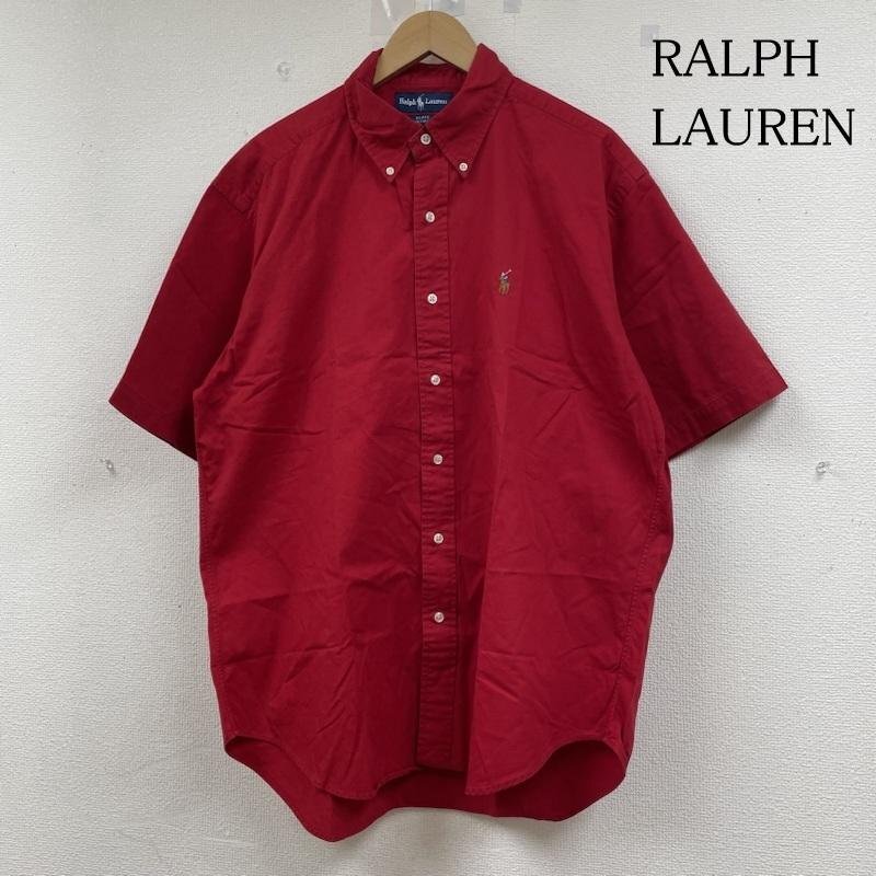ラルフローレン 90s BLAKE ボタンダウン 刺? 半袖 シャツ ブラウス Shirt hs-rl-im-0821 L拍卖