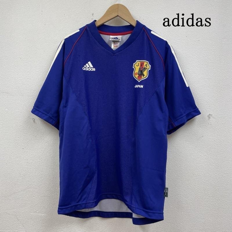 アディダス Tシャツ カットソー 半袖 Vネック 2002 日韓ワールドカップ サッカー 日本代表 jd1005 L拍卖