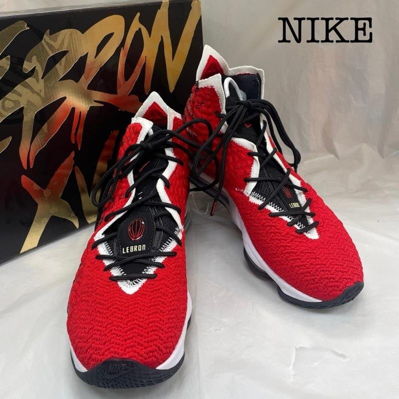 ナイキ BQ3177-601 LEBRON 17 UPTEMPO レブロン17 アップテンポ レッド バスケットボール KNITPOSITE 28.0cm拍卖