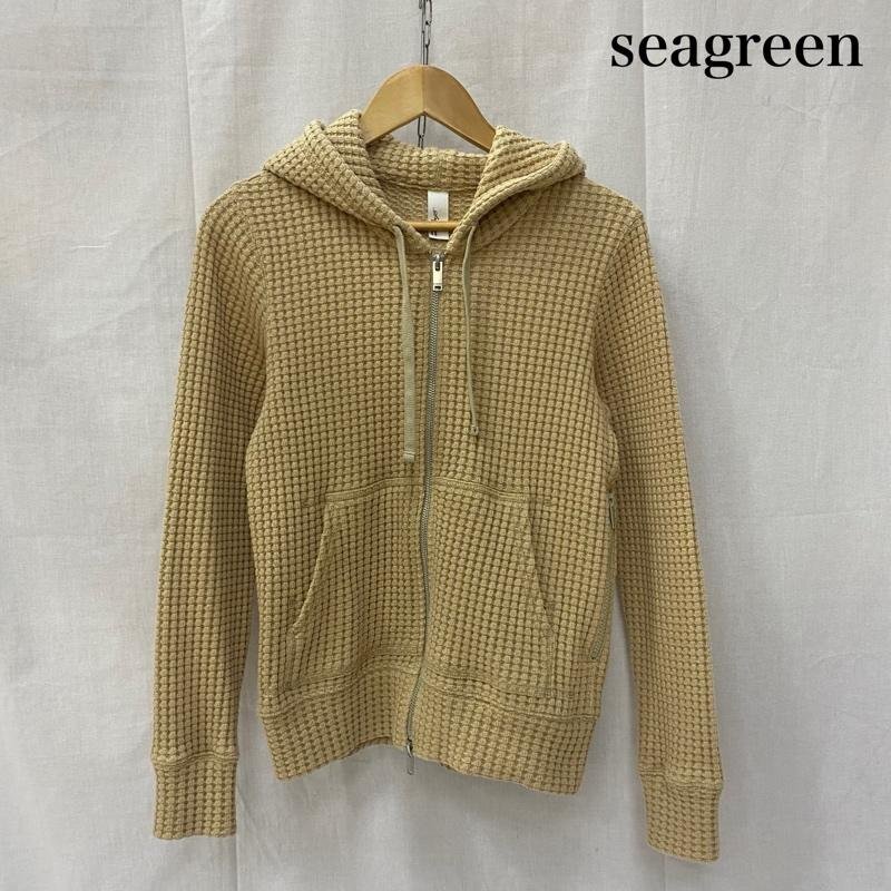 シーグリーン BIG WAFFLE HOODIE ベージュ サイズ:2 日本製 ダブルジップ 2拍卖