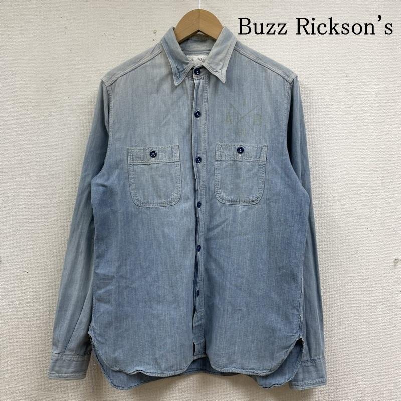 バズリクソンズ ACE HOTEL コラボ 長袖 シャンブレー シャツ ブラウス ロングスリーブ ロゴ プリント BEAMS S拍卖