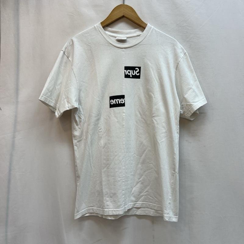 シュプリーム コムデギャルソン コラボ Split Box Logo Tee ボックスロゴ M拍卖