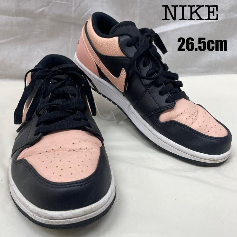 ナイキ 553558-034 Air Jordan 1 Low Crimson Tint エアジョーダン1 ロー クリムゾンティント 26.5cm拍卖