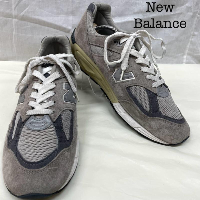 EU US ニューバランス M990GR2 990V2 MADE IN USA Gray USA製 グレー スウェード メッシュ 28.5cm拍卖