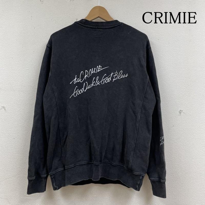 クライミー VINTAGE OVER DYE LETTERING LOGO CREW NECK SWEAT パーカー L拍卖