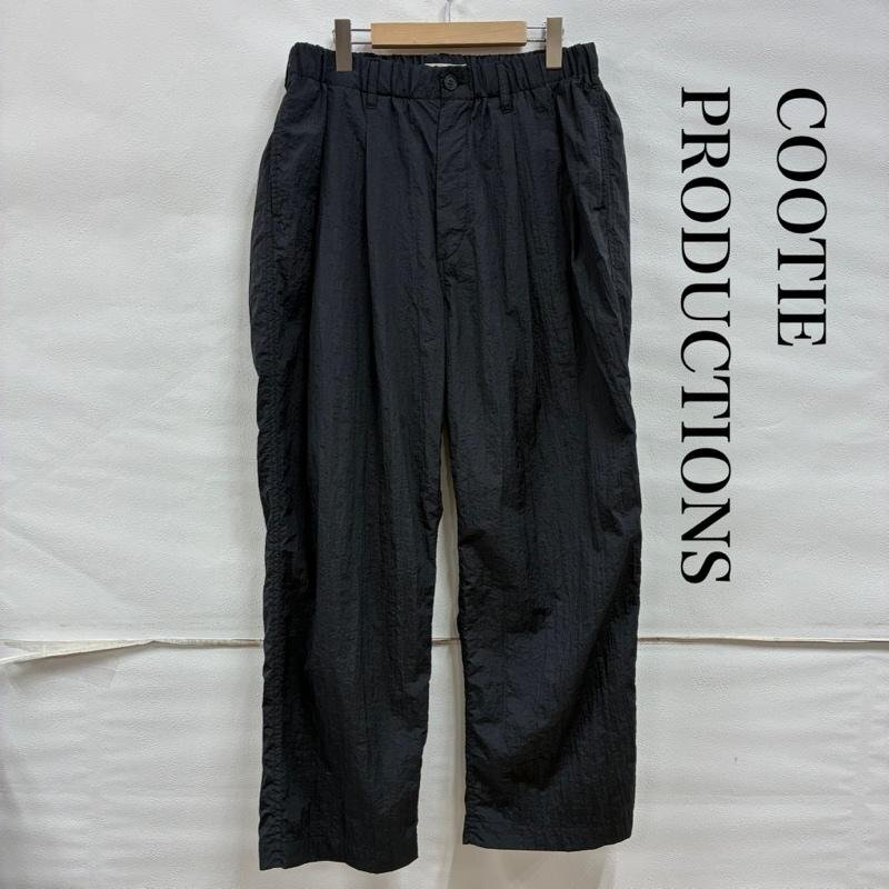 クーティープロダクションズ 23ss Shrink Nylon 2 Tuck Easy Pants CTE-23S103 ドローストリング イージー ワイド ナイロン パンツ L拍卖