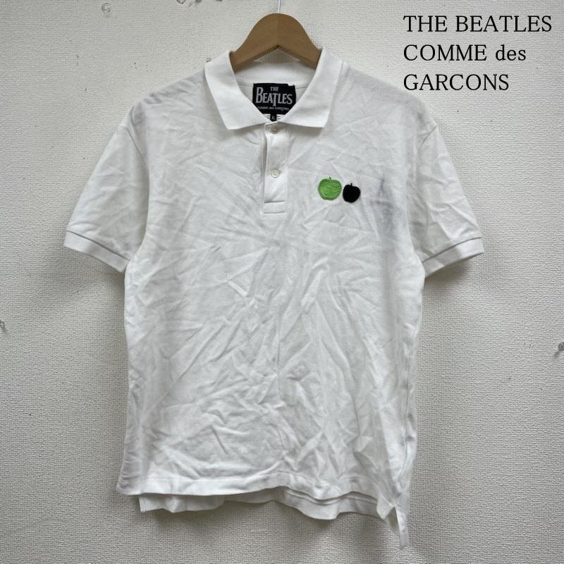 コムデギャルソン THE BEATLES 半袖 ポロシャツ VZ-T014 リンゴ ロゴ 刺繍 XL拍卖