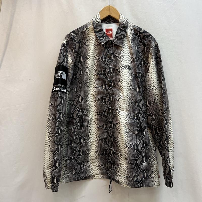 シュプリーム×ノースフェイス 18SS Snakeskin Taped Seam Coaches Jacket Green Snake コーチジャケット NP11803I M拍卖