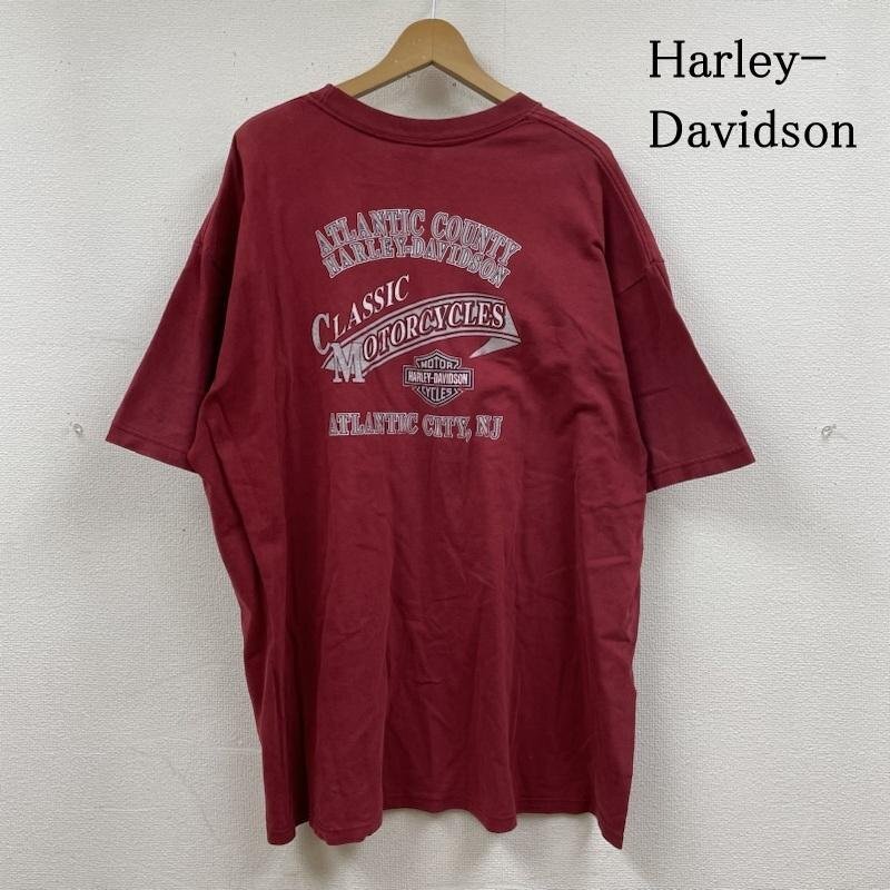 ハーレーダビッドソン USA製 半袖 Tシャツ Shirt ロゴ プリント モーターサイクル バイク バイカー サイズ3XL -拍卖