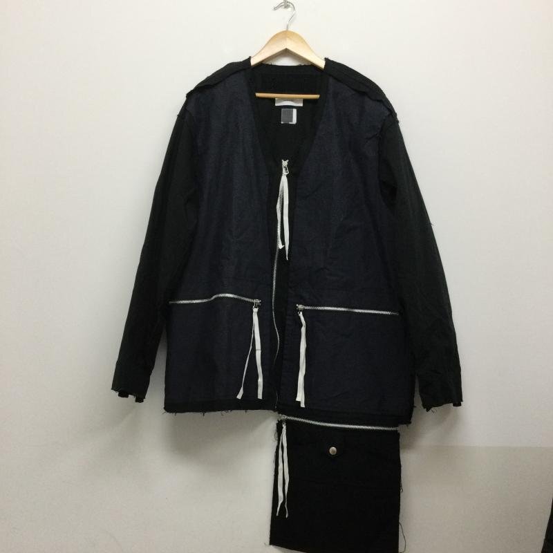 ファセッタズム FACETASM 22SS LAYERD LINER JKT ジャケット 4 コットン BLK MIMI-JK-M04 4拍卖