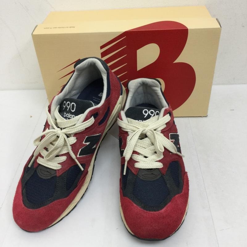 ニューバランス NEW BALANCE ニューバランス M990AD2 USA製 Red スニーカー 26.5cm拍卖