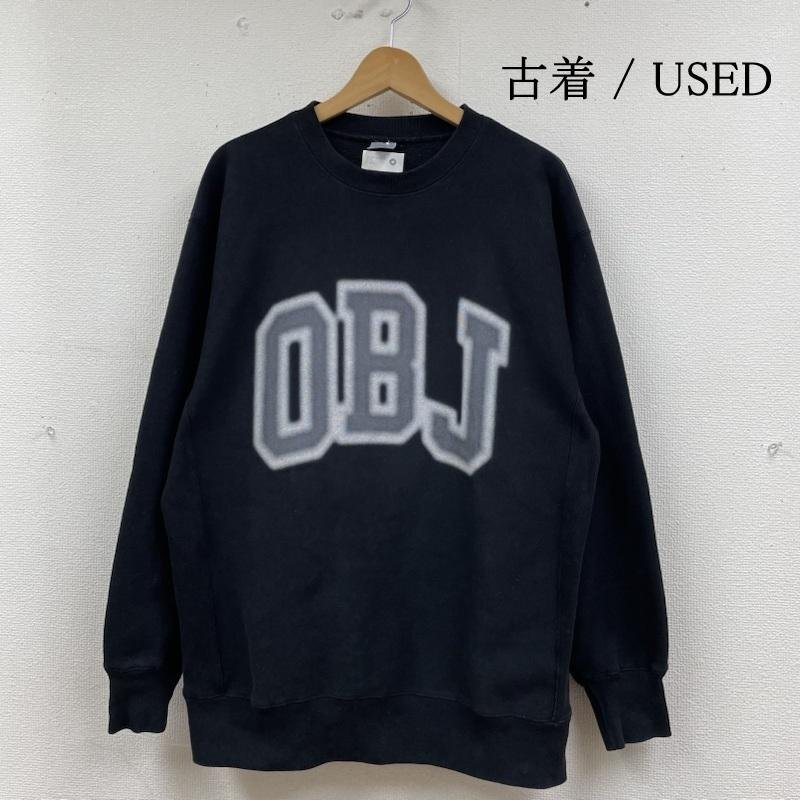 古着 OBJECT PRODUCTS BY TAPPEI スウェット 長袖 トレーナー クルーネック ロゴ ビッグプリント XL拍卖