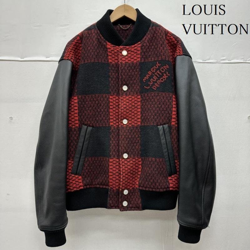 ルイヴィトン 24年製 1AFXGN RM242M BQV HRL83E ダミエ バーシティ ブルゾン スタジャン 48拍卖