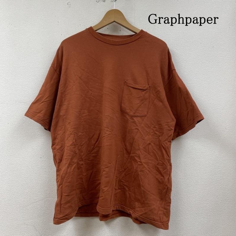 グラフペーパー 半袖 ポケット Tシャツ クルーネック シャツ カットソー GM183-70077 FREE拍卖