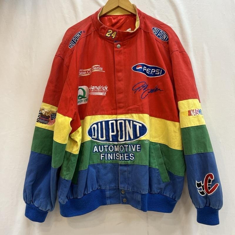 ジェーエイチデザイン DUPONT レーシングジャケット ジェフハミルトン ビンテージ -拍卖