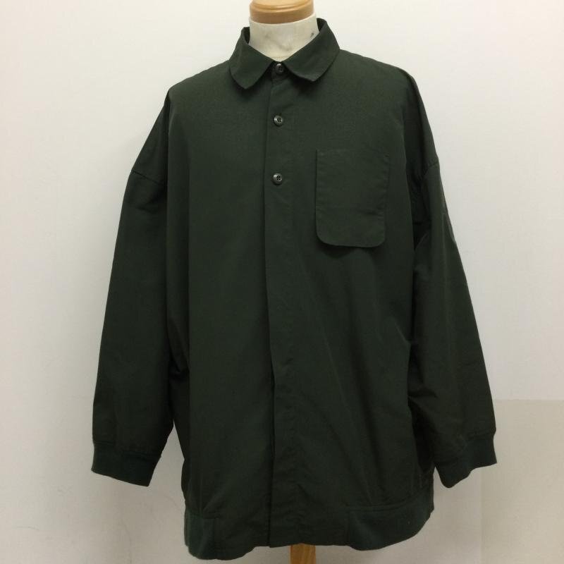 マイビューティフルランドレット 長袖シャツ/1/ポリエステル/グリーン/WM05-ST172051/ゆったりシルエット 1拍卖