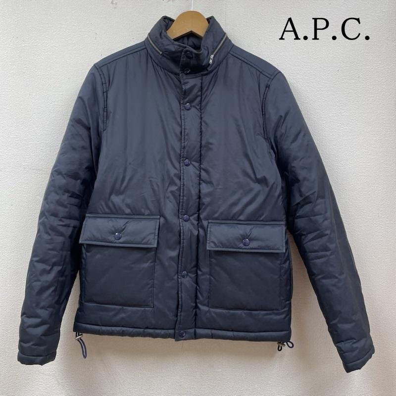 アーペーセー 中綿 パデッド ジャケット ブルゾン スナップボタン ジップアップ 防寒 XS拍卖