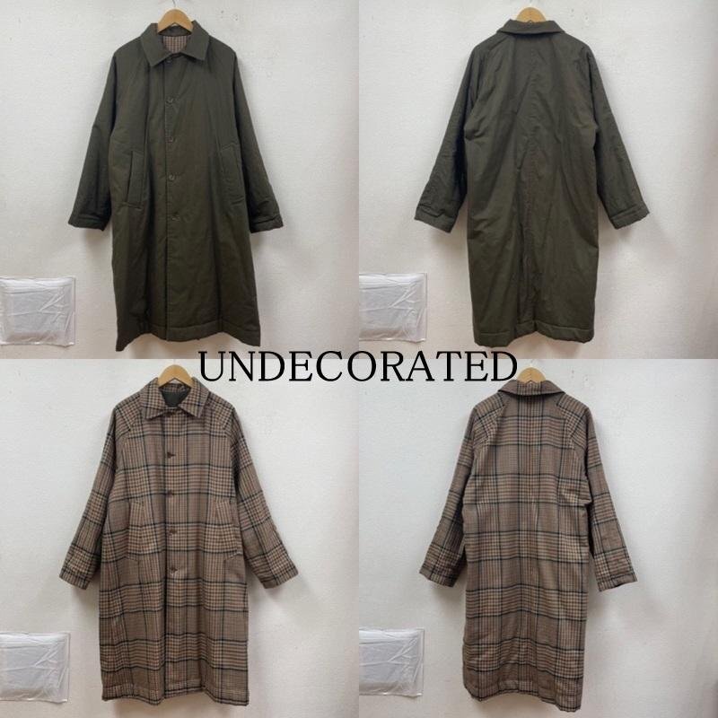古着 UNDECORATED アンデコレイテッド UDF19505 GUN-CLUB CHECK REVERSIBLE COAT 1拍卖