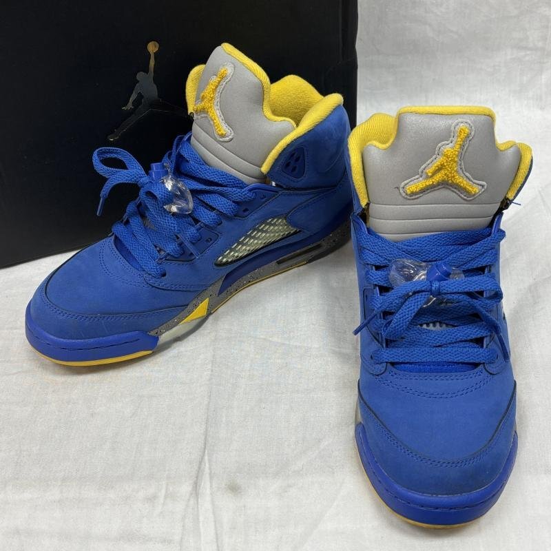 ナイキ CI3287-400 Air Jordan 5 Laney JSP (GS) エアジョーダン5 レトロ レイニー ビッグキッズ 24.0cm拍卖