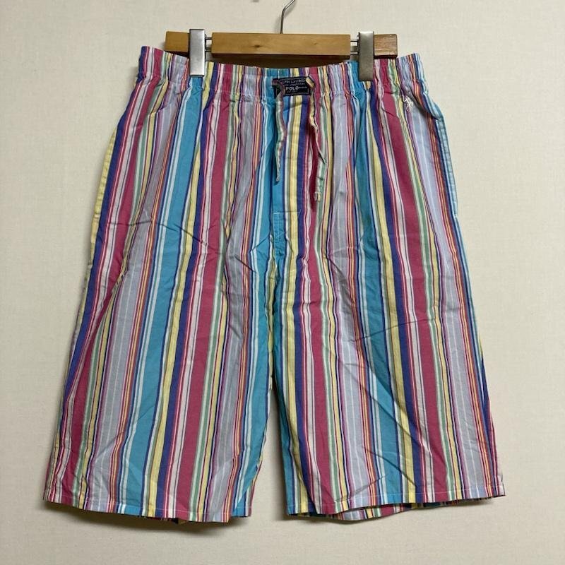 ポロラルフローレン POLO RALPH LAUREN コットン マルチストライプ ショートパンツ L RMB-K304 / SK2901 L拍卖