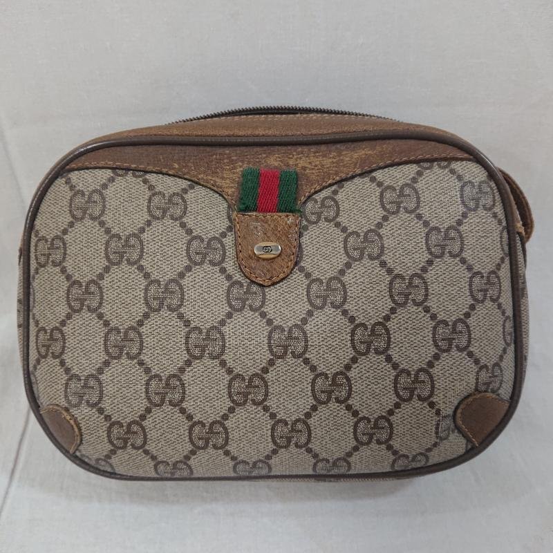 グッチ GUCCI accessory collection グッチショルダーバッグ GGスプリーム ダブルG オールド ヴィンテージ 89 02 066 表記無し拍卖