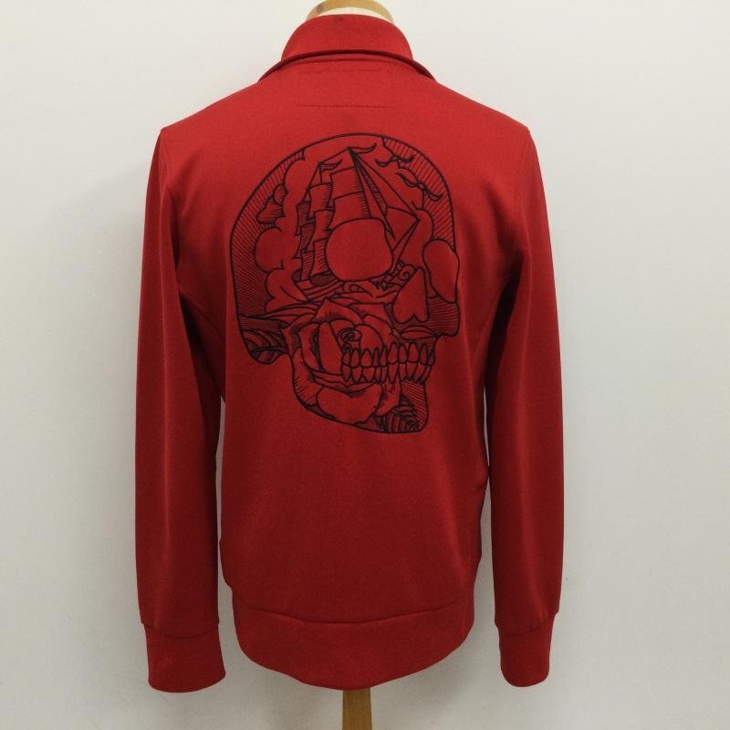 ハイドロゲン バック スカルロゴ刺繍 トラックジャケット M拍卖