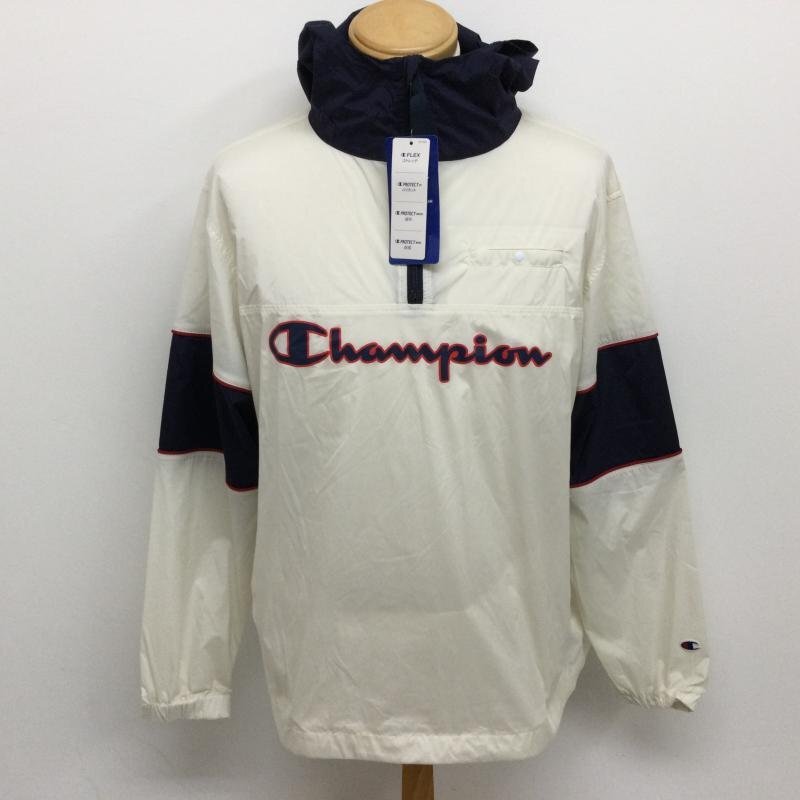 チャンピオン C3-RG603 1/4ジップ プルオーバーパーカー ナイロンジャケット GOLFウエア タグ付 L拍卖