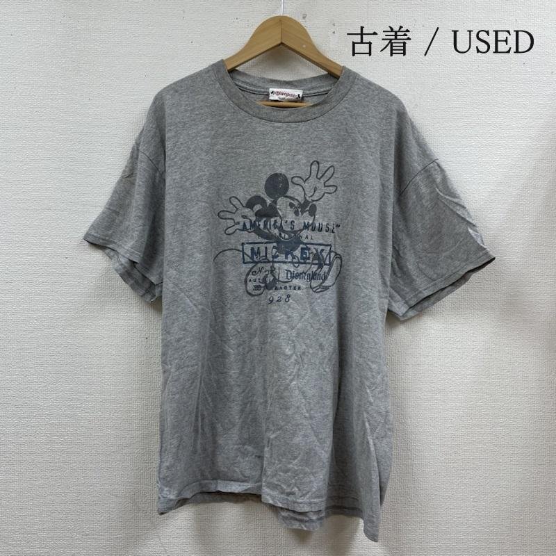 ディズニー 90s ディズニーランド ミッキーマウス クルーネック 半袖 Tシャツ プリント USA製 XL拍卖