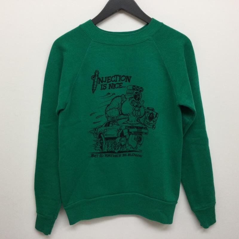 古着 Pannill パニール 80's USA製 ラグランスリーブ スウエット But ID BATHER BLOWN プリント ヴィンテージ トレーナー S拍卖