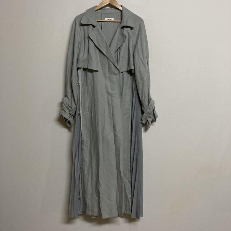 スナイデル SNIDEL サイドプリーツ トレンチコート SWFC201003 ミント 1拍卖