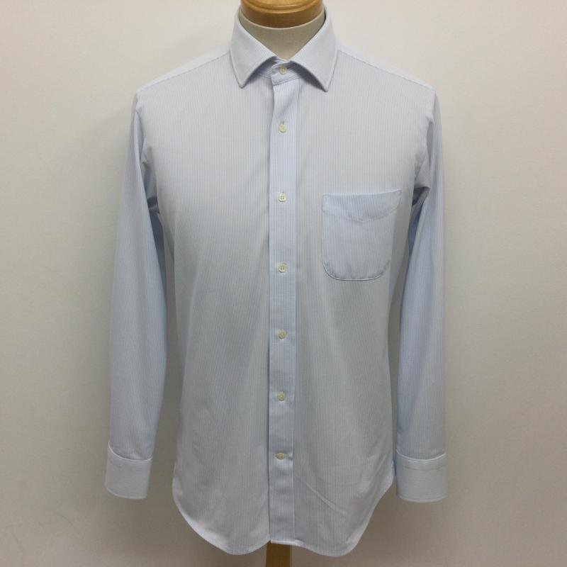 マッキントッシュ フィロソフィー H1M29-117-23 ストライプ ワイドカラー 長袖 ワイシャツ ストレッチ ドレスシャツ 38拍卖
