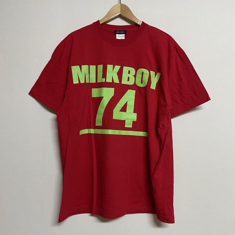 ミルクボーイ MILKBOY ロゴプリント ショートスリーブ クルーネックTシャツ 20212211 表記無し拍卖