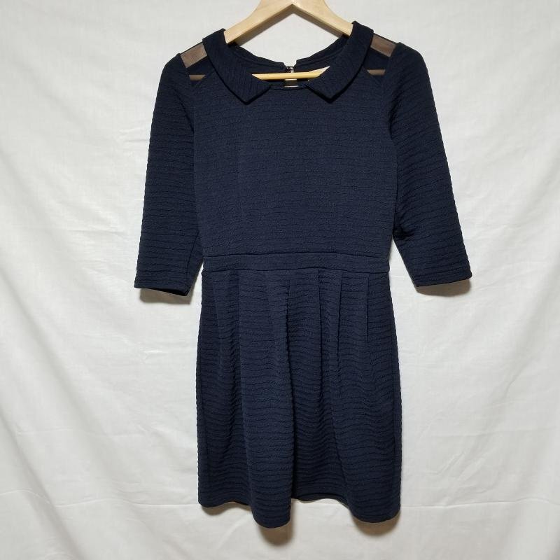 LIMITLESS LUXURY 38 リミットレスラグジュアリー ワンピース ひざ丈スカート One-Piece Medium Skirt 紺 / ネイビー / 10014821拍卖