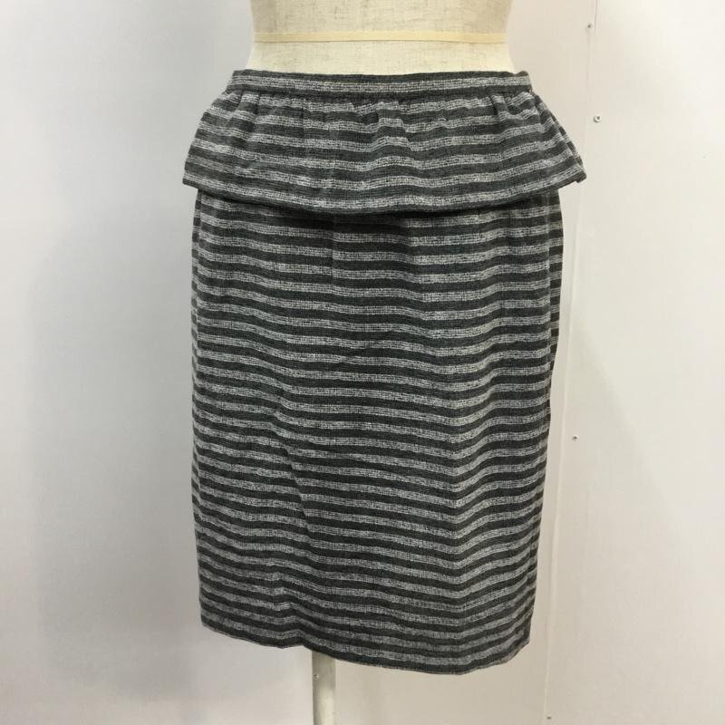index L インデックス スカート ミニスカート ペプラムスカート ボーダー Skirt Mini Skirt Short Skirt 10042186拍卖