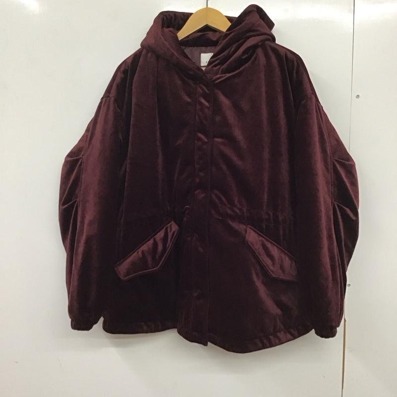 EGOIST FREE エゴイスト コート コート一般 120114312001 ロアフード中綿コート Coat えんじ / ワインレッド / 10137416拍卖