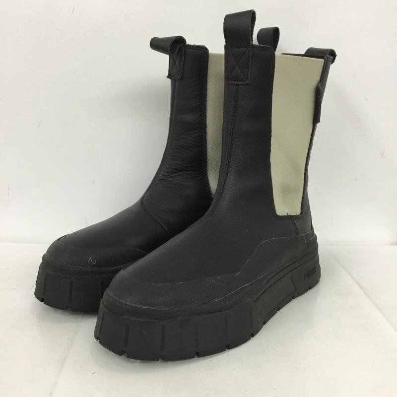 PUMA 25.0cm プーマ ブーツ 一般 386272-03 MAYZE STACK CHELSEA サイドゴア 25cm Boots 黒 / ブラック / 10136303拍卖
