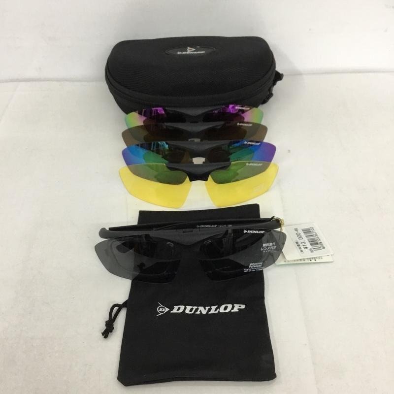 DUNLOP 表記無し ダンロップ めがね・サングラス サングラス DU-010 スポーツサングラス ミラーレンズ 箱有 Sun Glasses 10129353拍卖