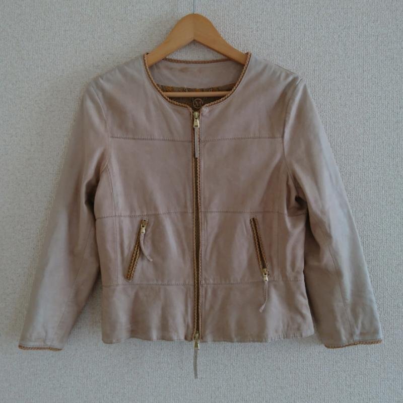 MARELLA 42 マレーラ ジャケット、上着 ジャンパー、ブルゾン Jacket ベージュ / ベージュ / 10017055拍卖