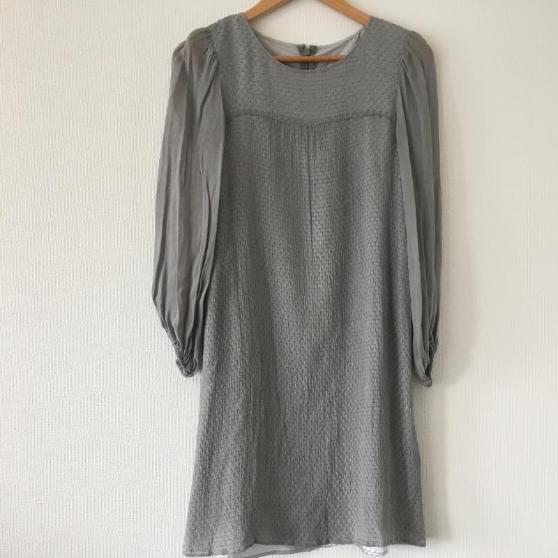 23区 38 ニジュウサンク ワンピース ミニスカート One-Piece Mini Skirt Short Skirt 灰 / グレー / 10013673拍卖